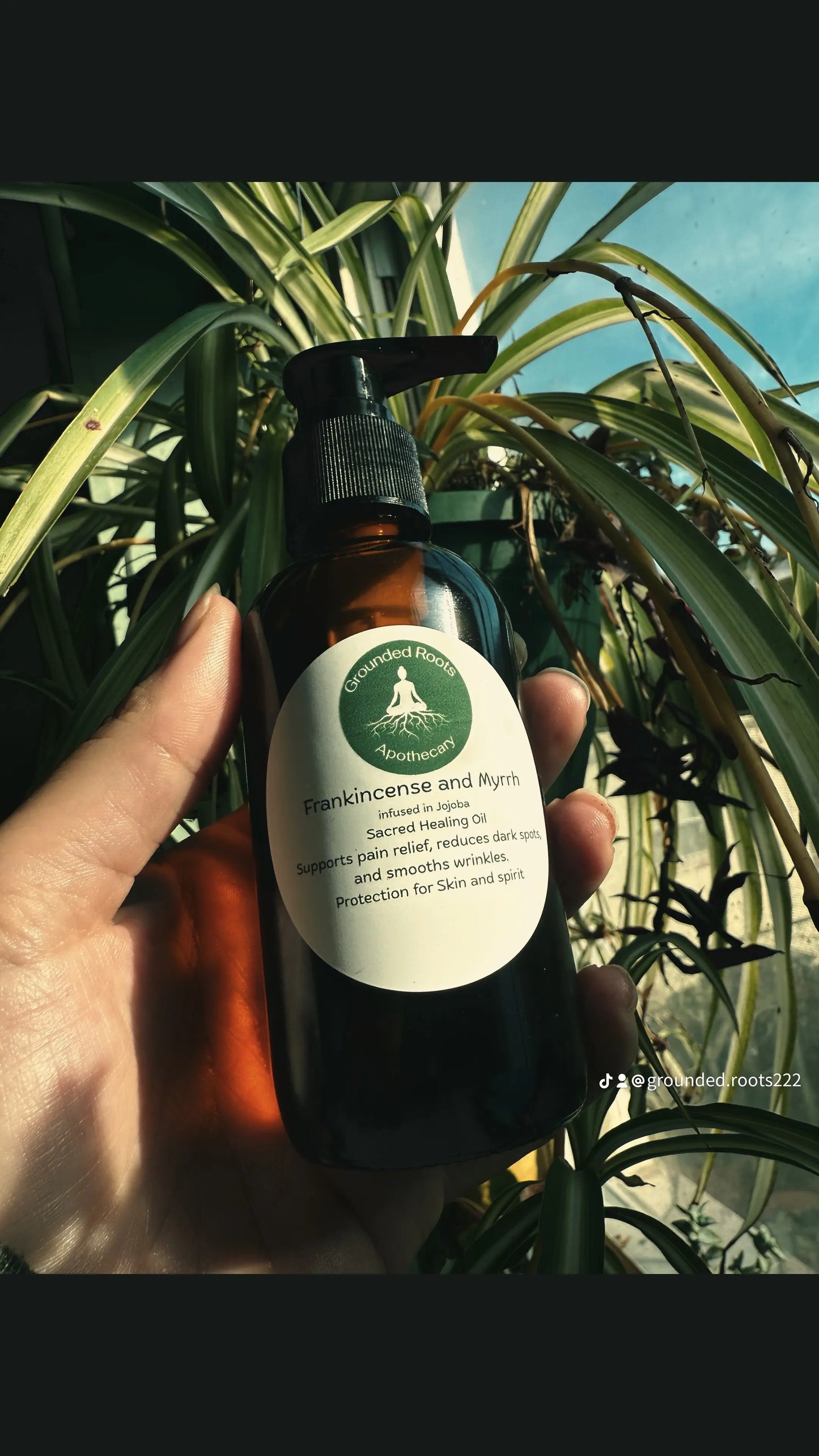 Frankincense and Myrrh infused Oil 4oz